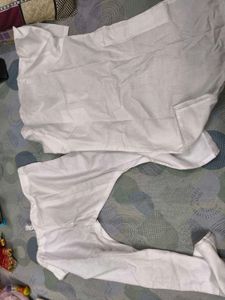 Kids white kurta pyjama set for 4-6; years