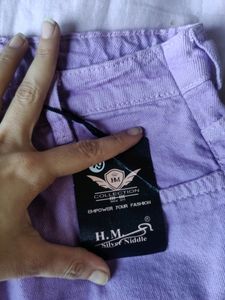 Flared Y2K Purple Pants