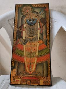 Beautiful Shreenathji wooden Frame..