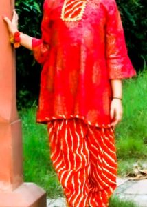 Festive Kurta- Dhoti Salwar Set For 4-6 Yrs
