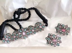 Oxidised Jewelry Set