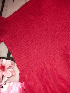 Red Tiered Dress...