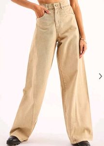 Myntra beige jeans