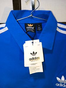 Adidas Polo TShirt - Classic Blue