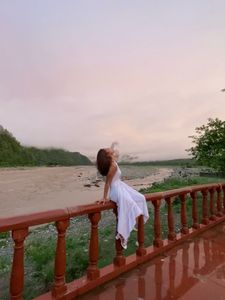 White Halter Sundress