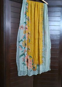 Women Mint Green Colour Floral Printed Kurta Set