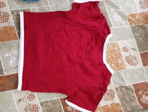 Bonkers Corner Cherry Red Top With Tag