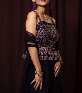 Peplum Style Indo Western Dress