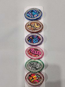 Colorful Designer saree Pin Packet 6 Pc