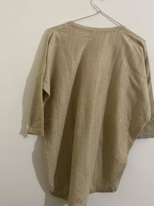 Golden Loose Fit Top