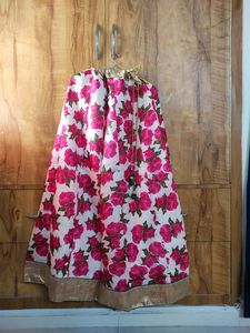 Floral Print Maxi Skirt