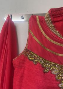 Hot Pink Indian Anarkali Dress