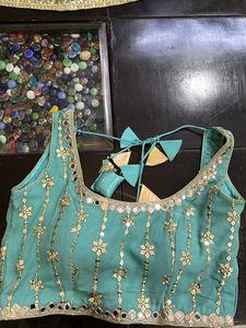 New Lehenga - Firozi Blue Colour Unused