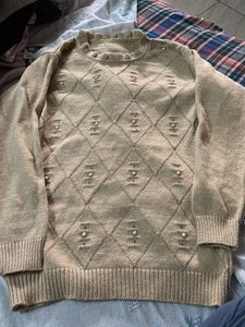 Beige Knit Sweater