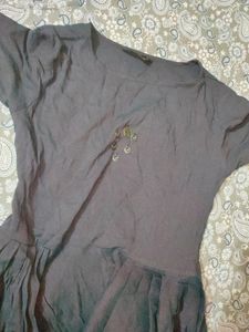 Colour Changing Grey Stylish Maxy Dress