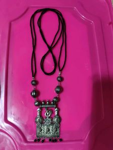 Ethnic Silver Necklace