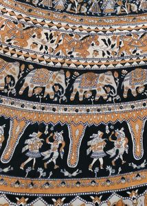 Printed Wrap Skirt