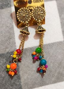 Multicolored Earrings Piece 😍