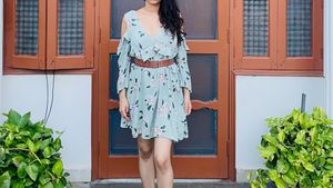 Sea Green Dress