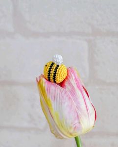 Crochet Bee Keychain