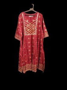 Sztori Ethnic Kurta Red 4xl
