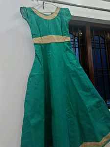 Art Silk Wedding Gown