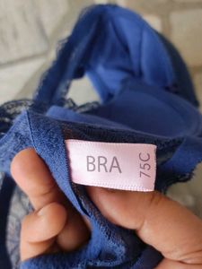 Navy Blue Lace Bra bundle