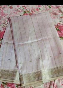 Striped Pattu Saree