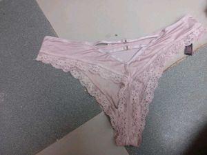 Victoria's Secret Pink Lace Briefs