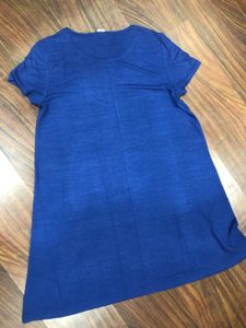 GAP Ladies Blue T-Shirt Dress