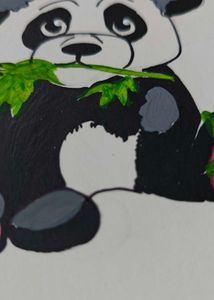 Panda Family Painting
