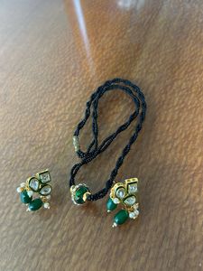 Green Stone Jewelry Set