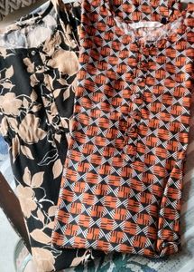 Printed Long kurti pack of 2 - Stylish & Versatile