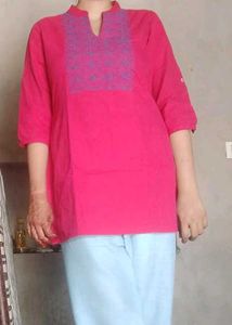 Lovely Pink ♥️ Short Top For Girls