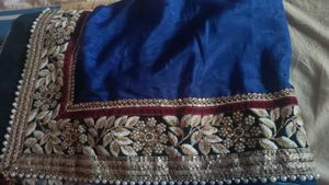 Saree With Heavy Blouse