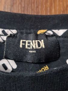 Fendi and Fila collaboration Logo Print Tee