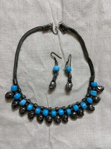 Boho Jewelry Set - Necklace &amp; Earrings