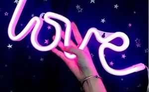 Pink 'Love' Neon Sign