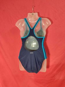 Adidas Women&#39;s Navy Blue One-Piece Swimsuit