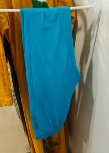 Blue Churidar Leggings