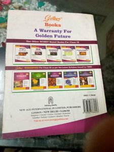Class 9 Golden English Literature Language Book