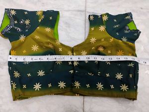 Green Colour Formal Blouse