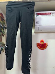 Slim Fit Stylish Jeans  Beautiful Design On Bottom