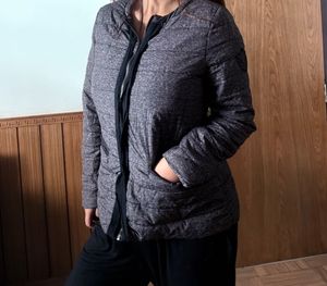 🌸Cozy Charcoal Quilted Jacket for Women🌸