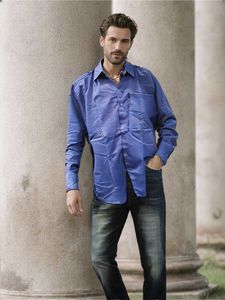 Classic Blue Dress Shirt