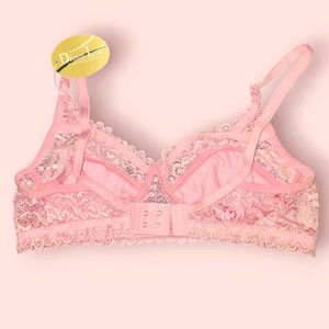 34&#34; Non Paded Bra | Pink Color