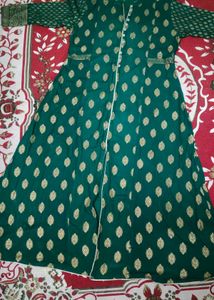 New Elegant Green & Gold Kurta