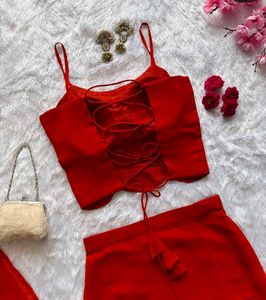 Elegant Orange designer Lehenga Set🔥