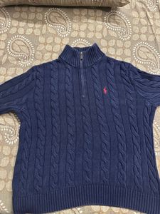 Ralph Lauren Cable Knit Quater Zip