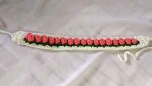 Crochet Tulip Headband